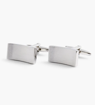 Boutons de manchette brossés
