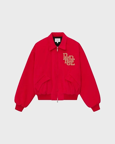 Bay of Angels Corduroy Jacket - Red/Tan