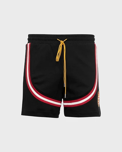 Crest Veille Track Shorts - Black/White/Red
