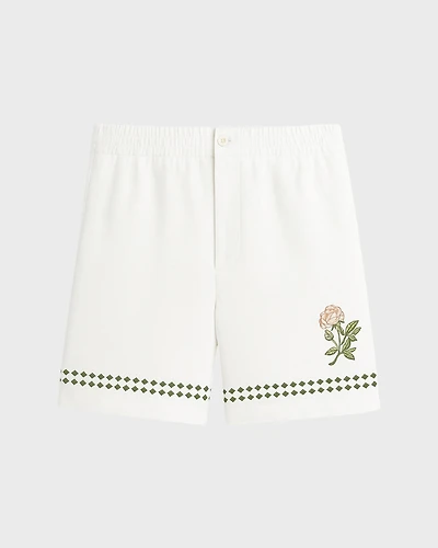 Corto Fiorito Short - White