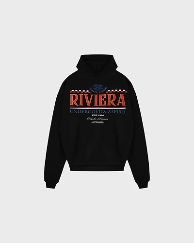 Riviera Racer Hoodie - Black