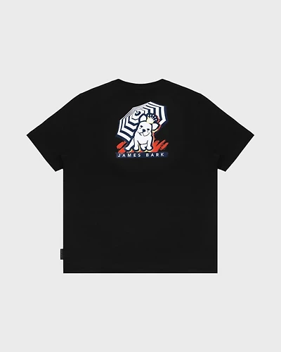Kid's Seaside Graphic Tee - Black Beauty