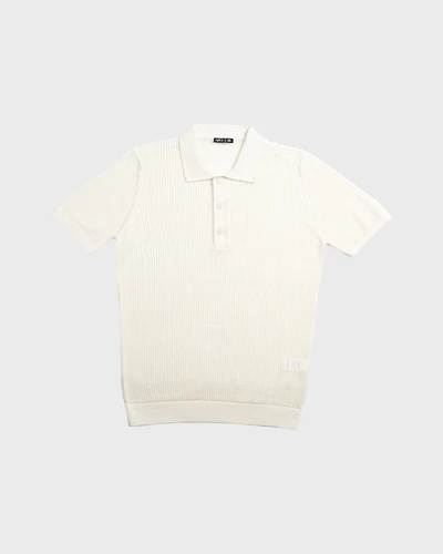 Zephyr S/S Button Up Crochet Shirt