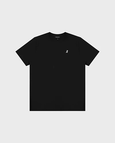 Men's Piqué T-Shirt - Black Beauty