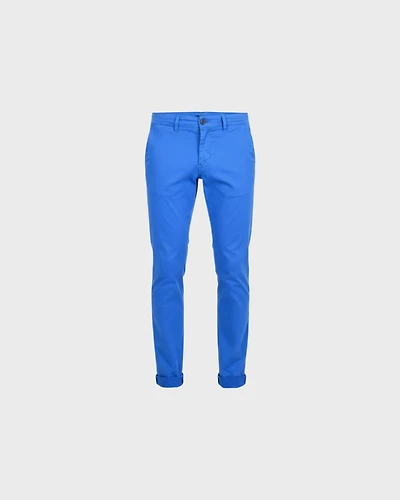 Slim Fit Chino Pants - Blue