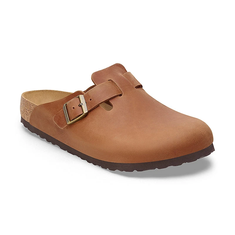 Men's Boston Cognac Oiled Leather