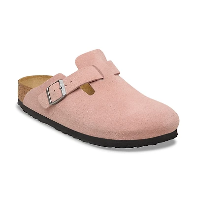 Women's Boston Narrow Pink Clay Suede
