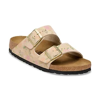 Women's Arizona Flower 3D Print Narrow Sandcastle Suede