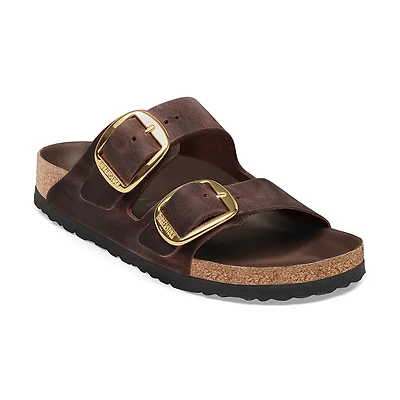 Women's Arizona Big Buckle Narrow Habana Oiled Leather