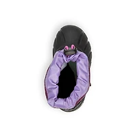 Kid's Preschool Youth Flurry Purple Dahlia/Paisley