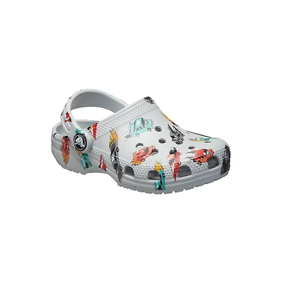 Kid's Toddler Classic Print Clog Race Cars