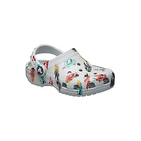 Kid's Toddler Classic Print Clog Race Cars