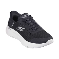 Women's Slip-ins Go Walk Flex Black Textile/White Trim