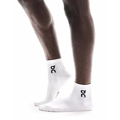 Logo Sock Mid 3 Pack White