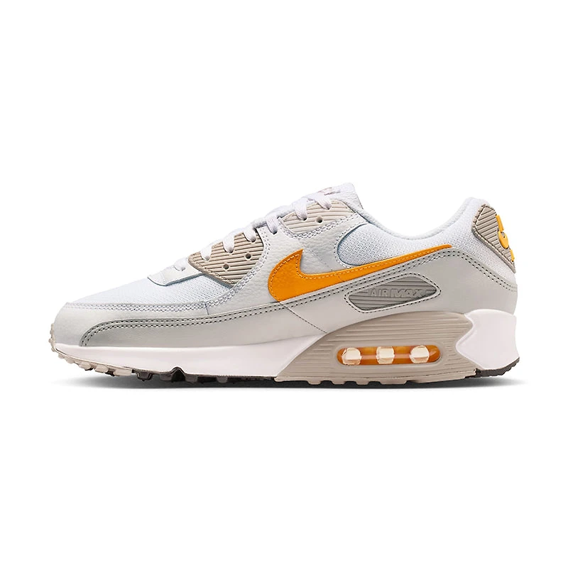 Men's Air Max 90 White/Laser Orange