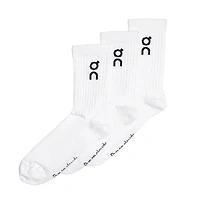 Logo Sock High 3 Pack White