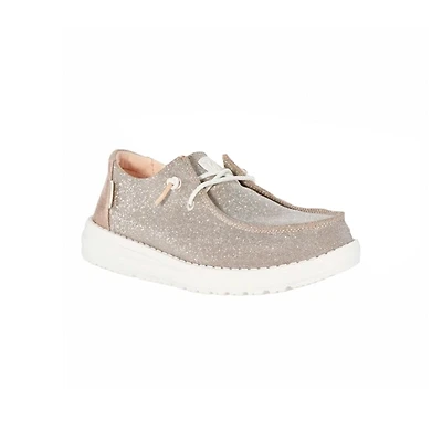 Kid's Toddler Wendy Metallic Sparkle Rose Gold