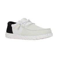 Men's Wally Tri Varsity Mesh White/Black