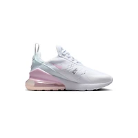 Kids Grade School Air Max 270 White/Pink Foam