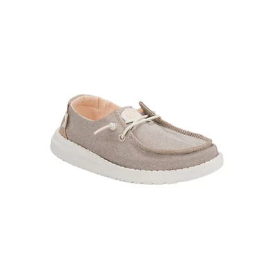 Kid's Grade School Wendy Metallic Sparkle Rose Gold