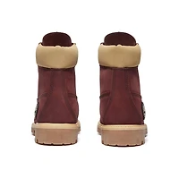 Men's 6" Premium Waterproof Burgundy Nubuck