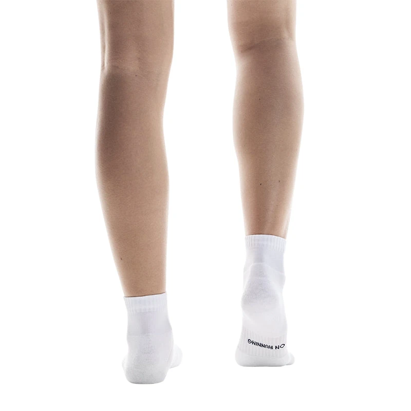 Core Run Sock Mid 2 Pack White