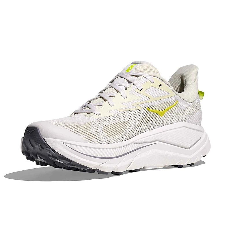 Men's Challenger 8 White/Neon Hoka Citrus
