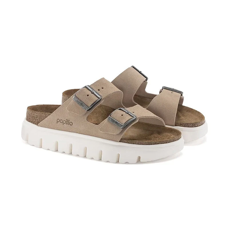 Women's Arizona Chunky Narrow Warm Sand Suede