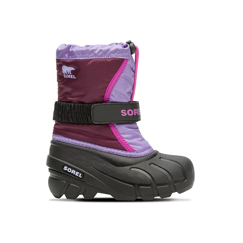 Kid's Preschool Youth Flurry Purple Dahlia/Paisley