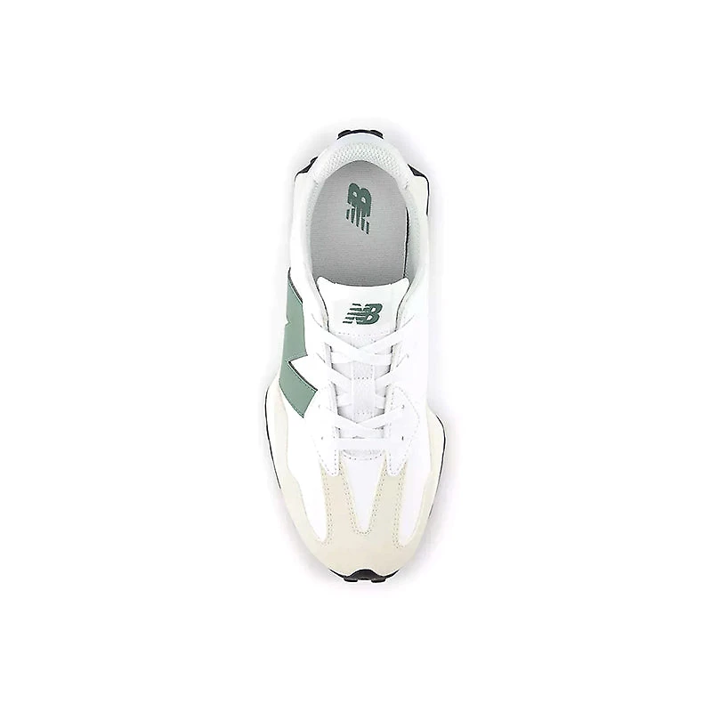 Kid's Grade School 327 White/Dark Juniper