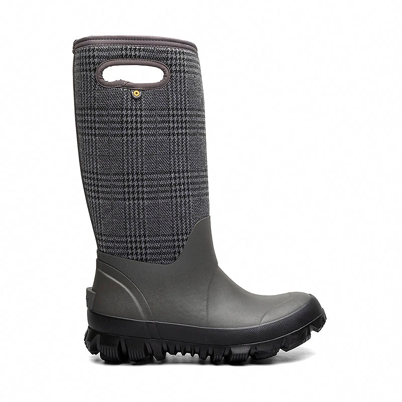 Women's Whiteout Plaid Cement