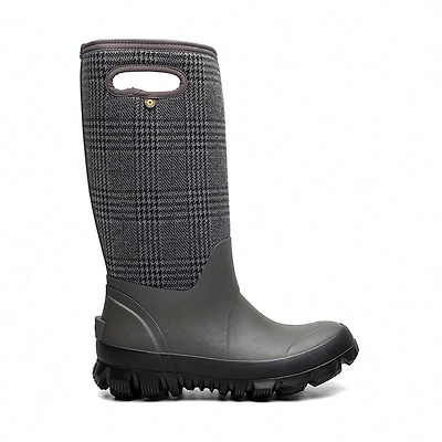 Women's Whiteout Plaid Cement