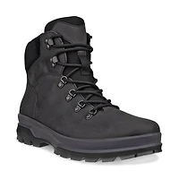Men's Rugged Track Plain Toe Boot Water-Proof Black