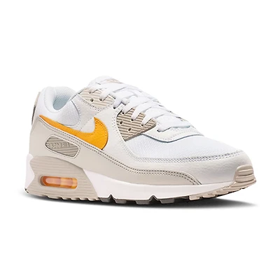 Men's Air Max 90 White/Laser Orange