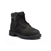 Kid's Preschool 6" Premium Waterproof Black Nubuck