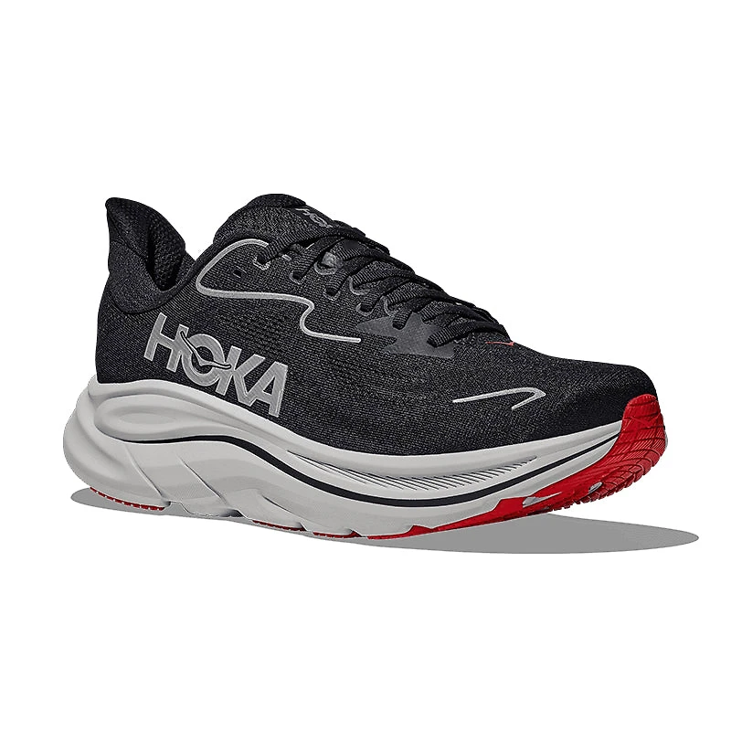 Men's Clifton 10 Black/Silver