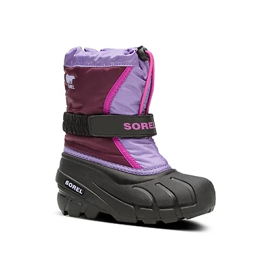 Kid's Preschool Youth Flurry Purple Dahlia/Paisley