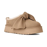 Women's Platform Slip-On Bow Sand