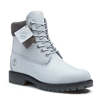 Men's 6" Premium Waterproof Light Blue Nubuck