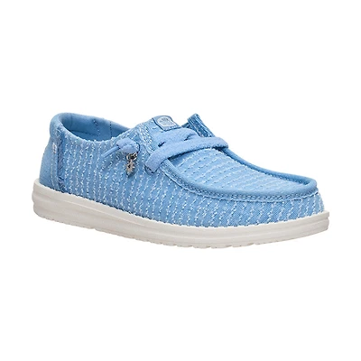 Women's Wendy Frayed Canvas Faded Denim