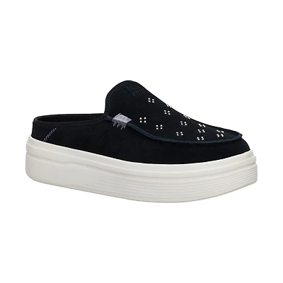 Women's Austin Lift Suede Stud Black