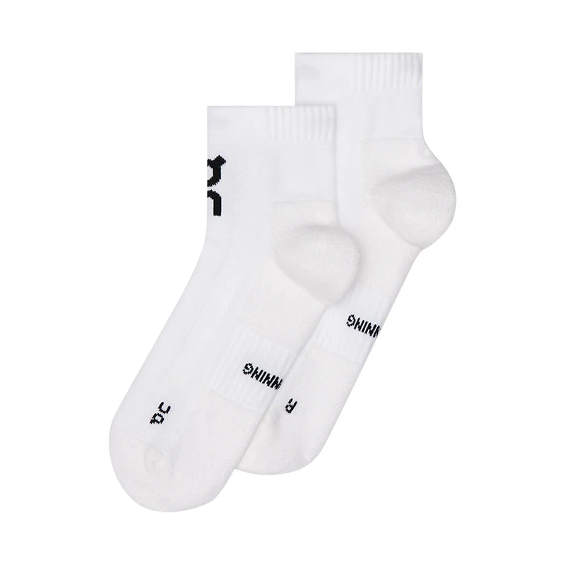 Core Run Sock Mid 2 Pack White