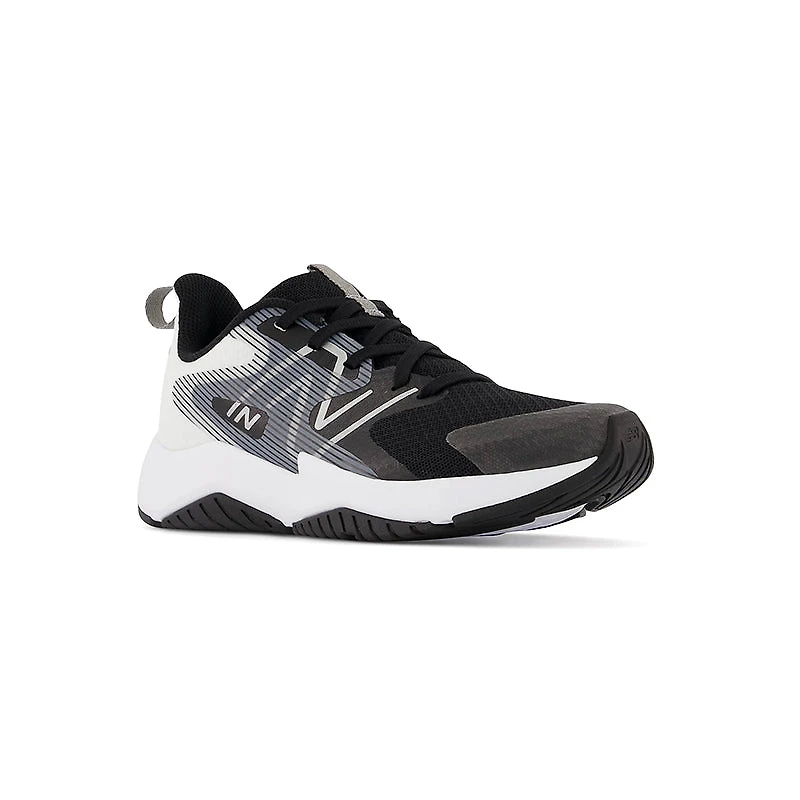 Kid's Grade School Rave Run V2 Black/White