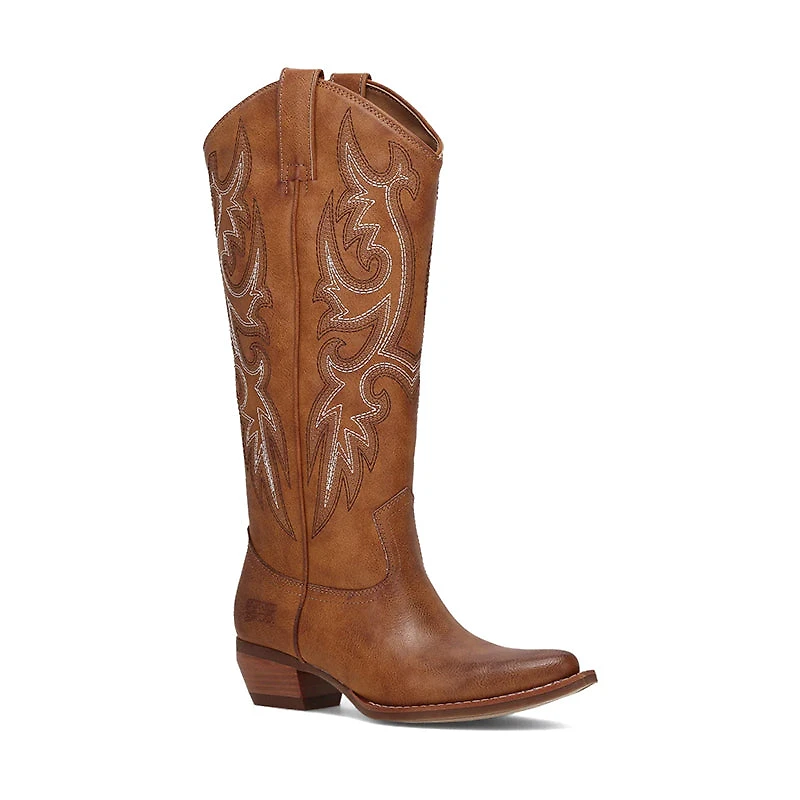 Women's Irlene Tall Deco Stitch Caramel