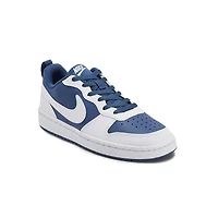 Kid's Grade School Court Borough Low Blue/White