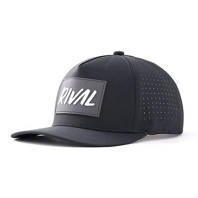 My Perforated Snapback Hat Black