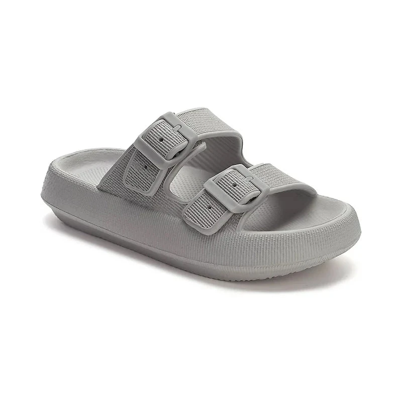 Women's Pillow Sandal Grey