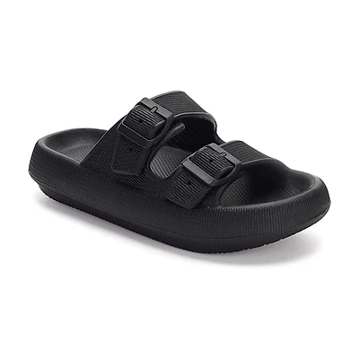 Women's Pillow Sandal Black