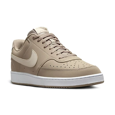 Men's Court Vision Low Khaki/Sanddrift/White