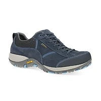 Women's Paisley Navy Suede Waterproof